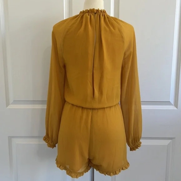 Wayf Marigold Long Sleeve Romper - Picture 2 of 9